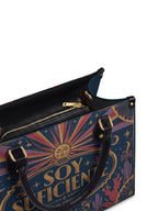 "Soy suficiente, tal y como soy" ver.3 Leather Handbag - detail | Paleta Bags