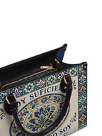 "Soy suficiente, tal y como soy" ver.8 Leather Handbag - detail | Paleta Bags