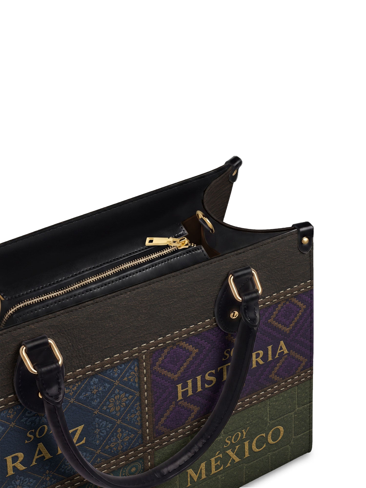 "LAS RAÍCES" ver.1 Leather Handbag - detail | Paleta Bags
