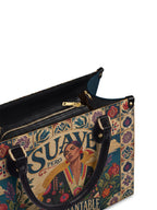 "Suave pero inquebrantable" ver.9 Leather Handbag - detail | Paleta Bags