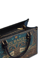 "Mis Raíces son Profundas" ver.1 Leather Handbag - detail | Paleta Bags