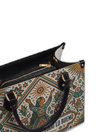 "Me merezco todo lo bueno" ver.5 Leather Handbag - detail | Paleta Bags
