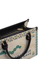 "Suelto lo que ya no me sirve" ver.4 Leather Handbag - detail | Paleta Bags