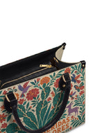 "De mis heridas nacen flores" ver.4 Leather Handbag - detail | Paleta Bags