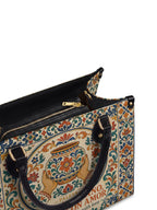 "Hecha a mano, hecha con amor" ver.2 Leather Handbag - detail