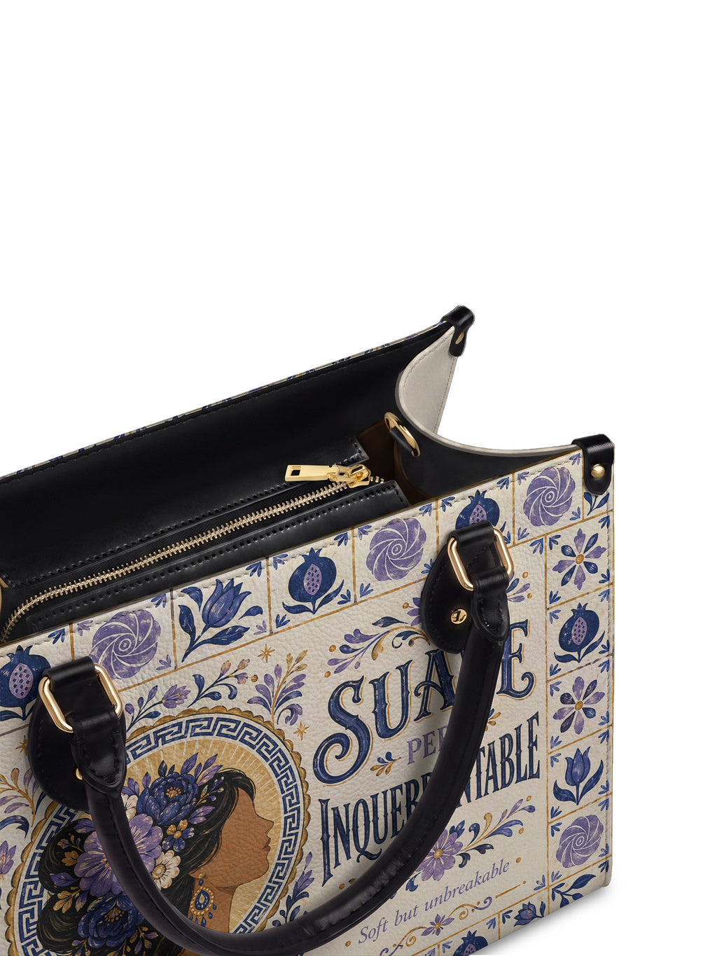 "Suave pero inquebrantable" ver.7 Leather Handbag - detail | Paleta Bags