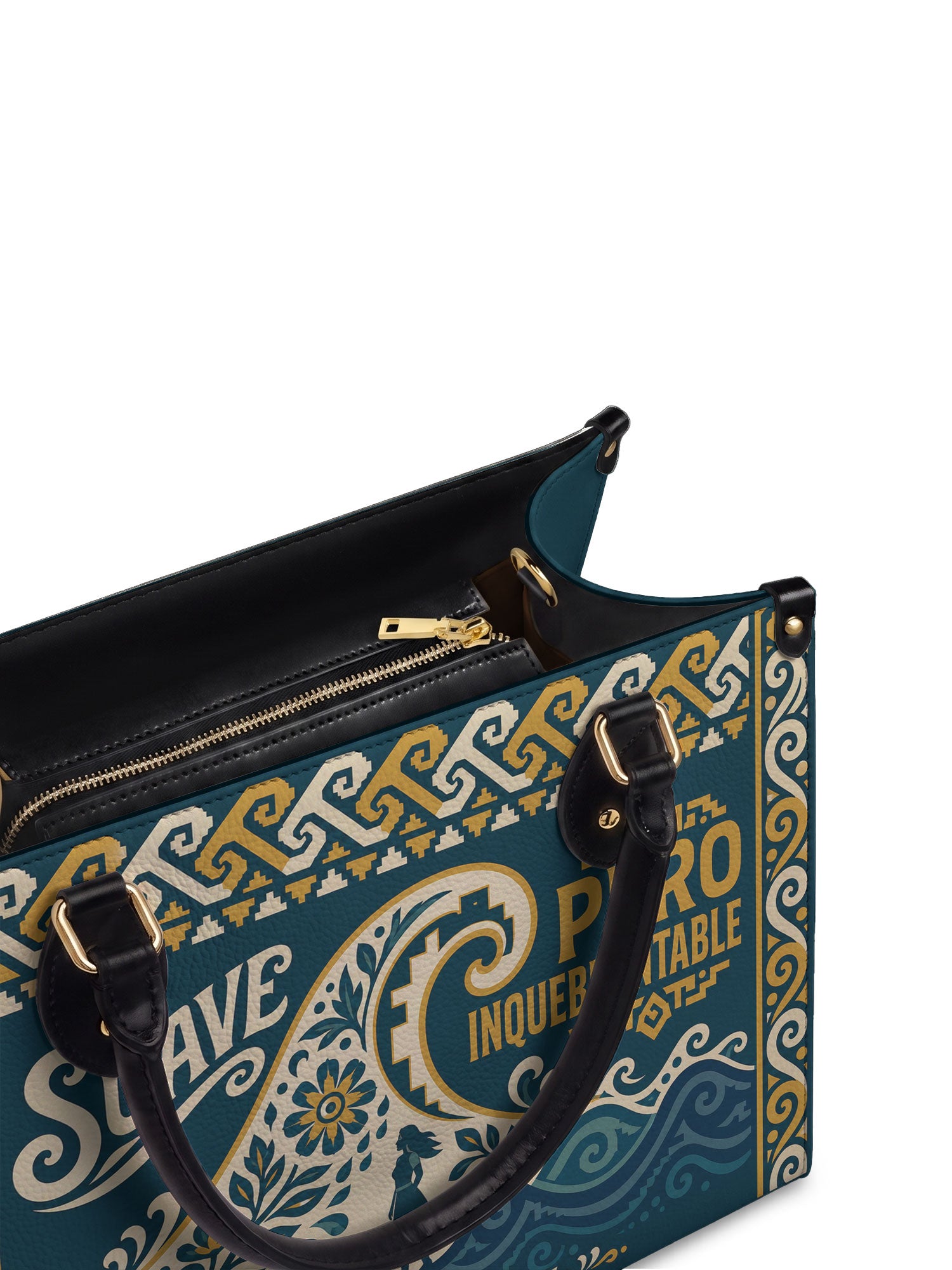 "Suave pero inquebrantable" ver.3 Leather Handbag - detail | Paleta Bags