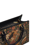 "Se amó hasta florecer" ver.2 Leather Handbag - detail | Paleta Bags