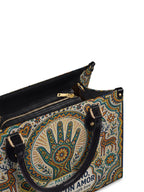 "Hecha a mano, hecha con amor" ver.3 Leather Handbag - detail