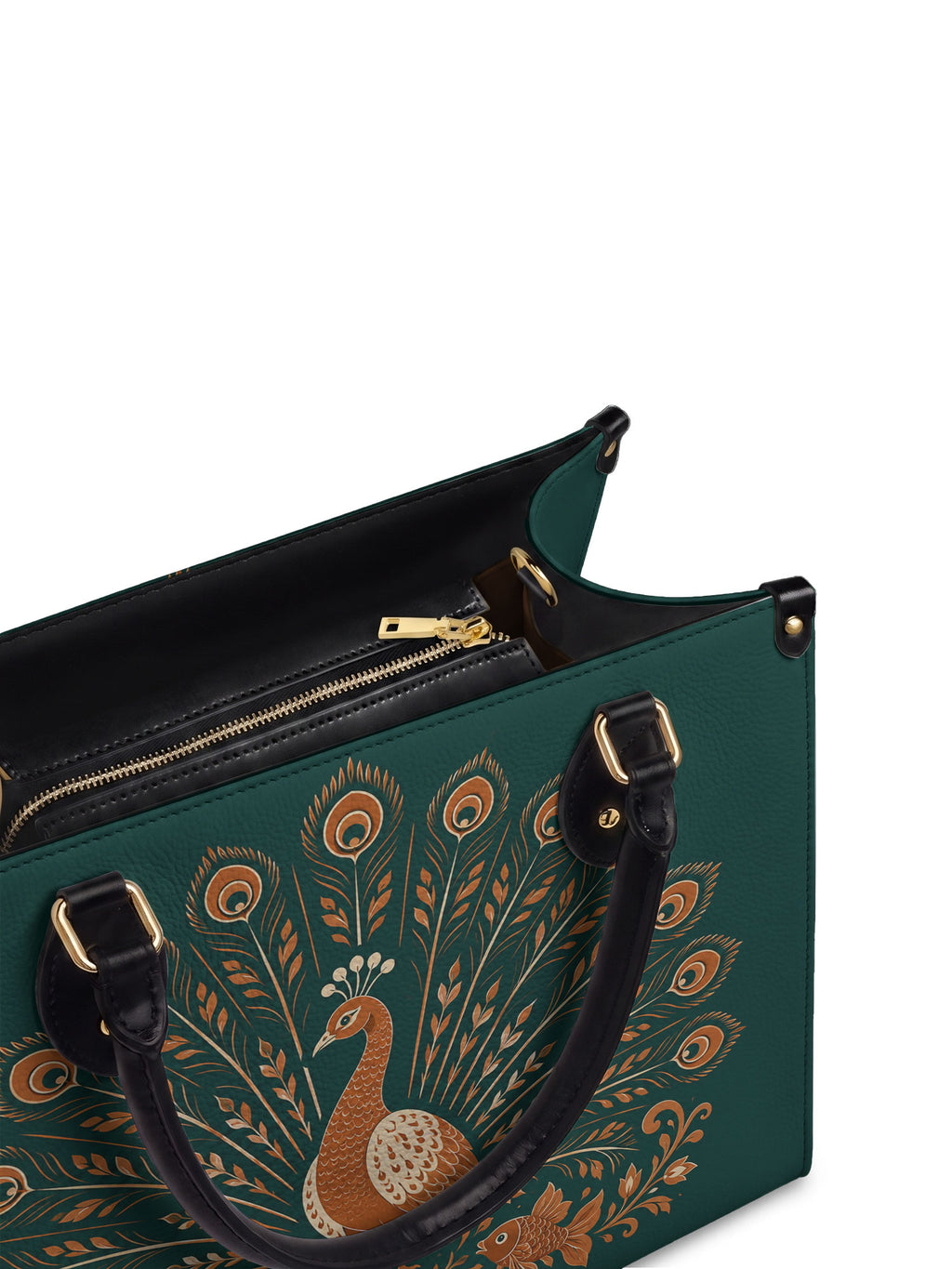 "PENACHO" Leather Handbag - detail | Paleta Bags