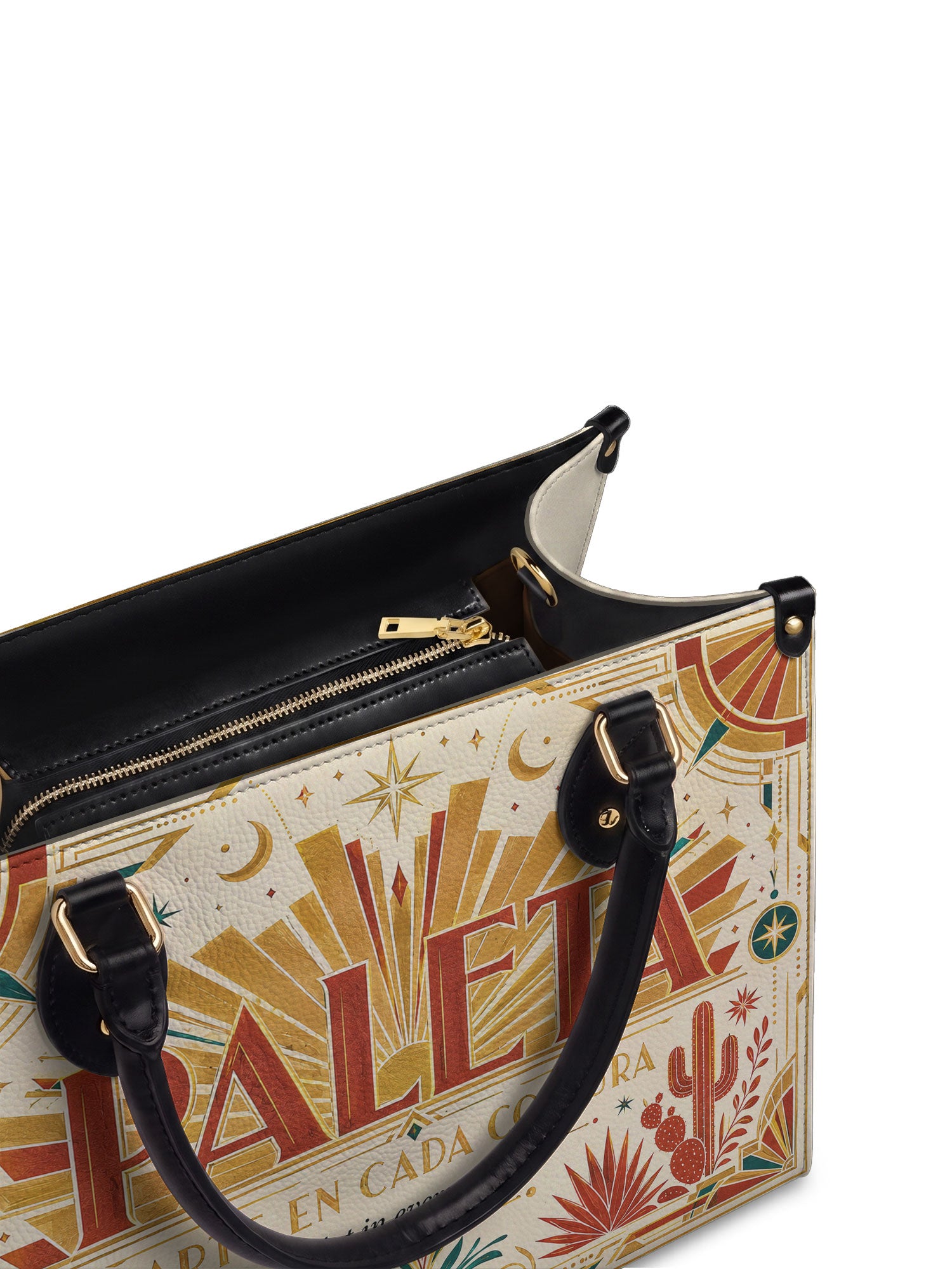 "La Paleta — Arte en cada costura" ver.4 Leather Handbag - detail | Paleta Bags