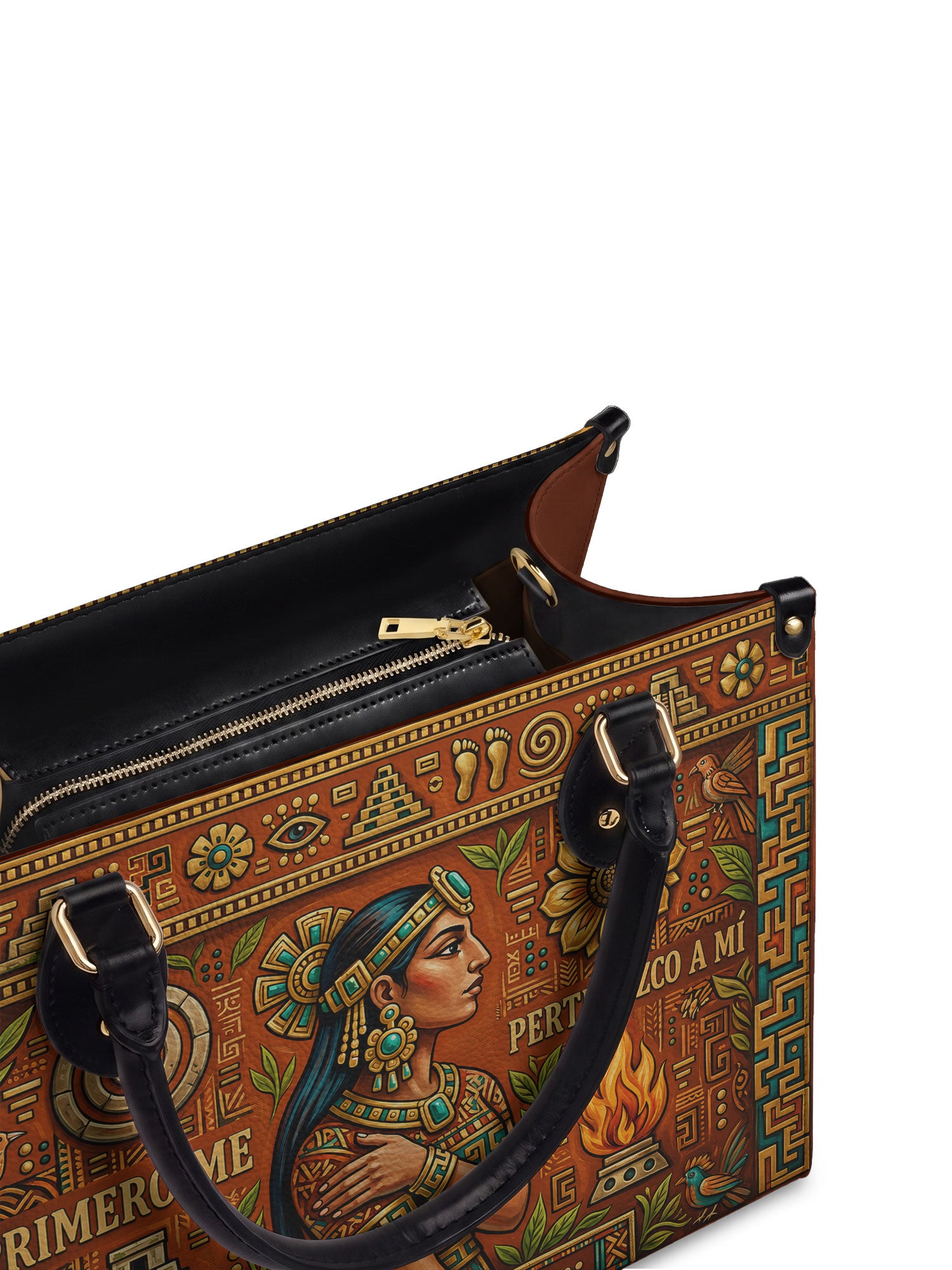 "Primero me pertenezco a mí" ver.7 Leather Handbag - detail | Paleta Bags