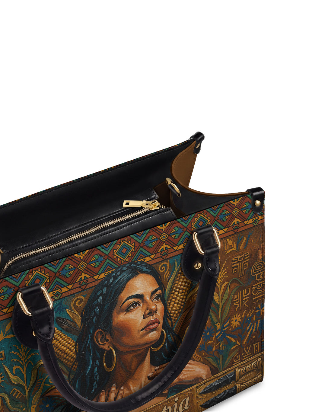 "Luz Propia" ver.4 Leather Handbag - detail | Paleta Bags