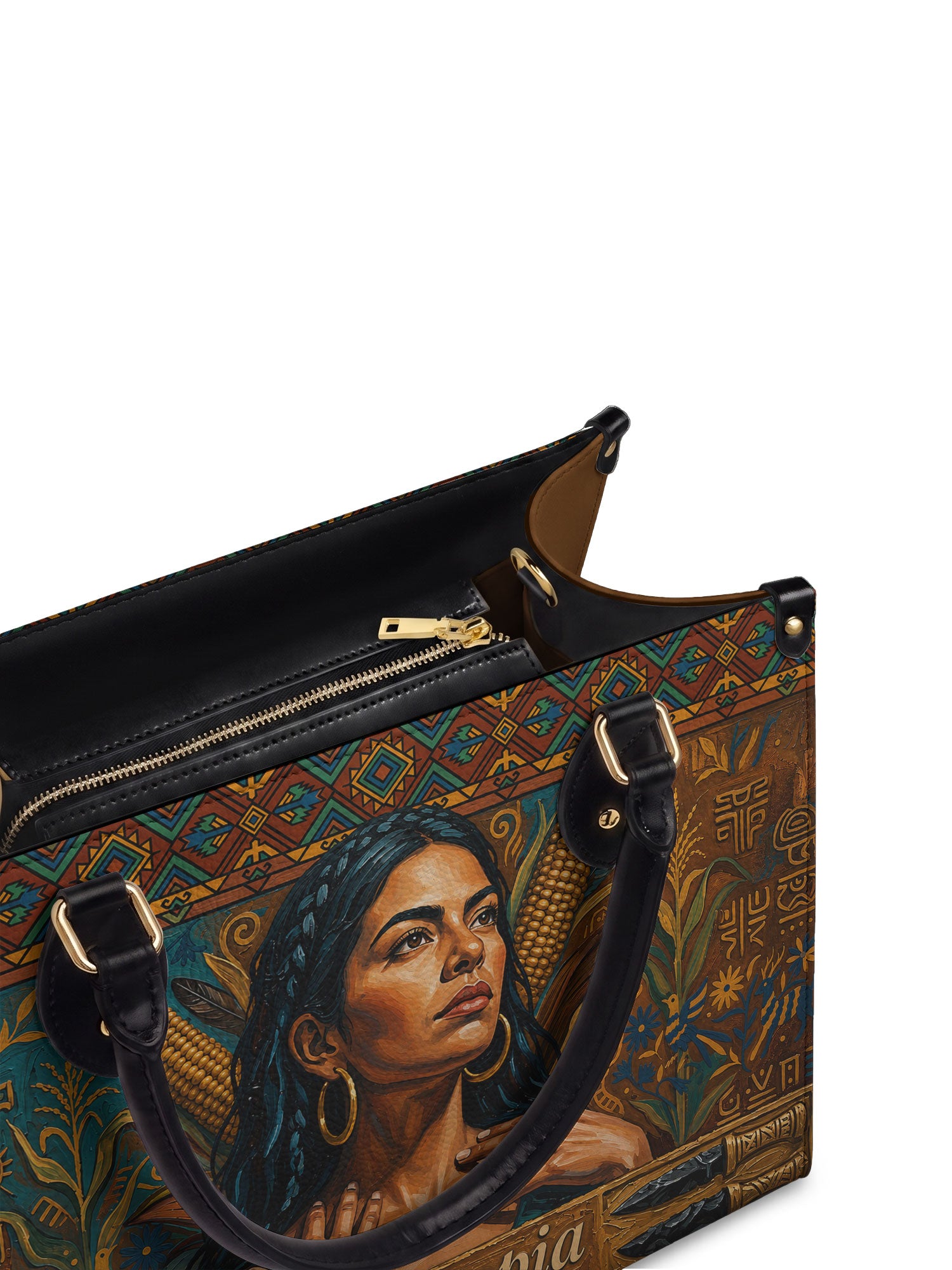 "Luz Propia" ver.4 Leather Handbag - detail | Paleta Bags