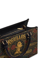 "Orgullosa de donde vengo" ver.4 Leather Handbag - detail | Paleta Bags