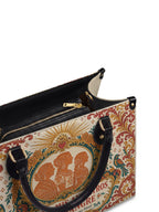"Llevo a mis ancestros en la sangre" ver.5 Leather Handbag - detail | Paleta Bags