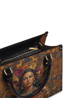 "Soy Fuerte" ver.4 Leather Handbag - detail | Paleta Bags