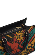 "No pido permiso para ocupar espacio" ver.1 Leather Handbag - detail | Paleta Bags