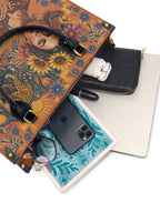 "Soy Fuerte" ver.2 Leather Handbag - interior | Paleta Bags