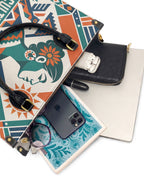 "Mi cultura es mi poder" ver.4 Leather Handbag - interior | Paleta Bags