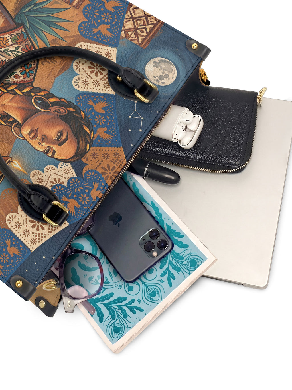 "Luz Propia" ver.1 Leather Handbag - interior | Paleta Bags
