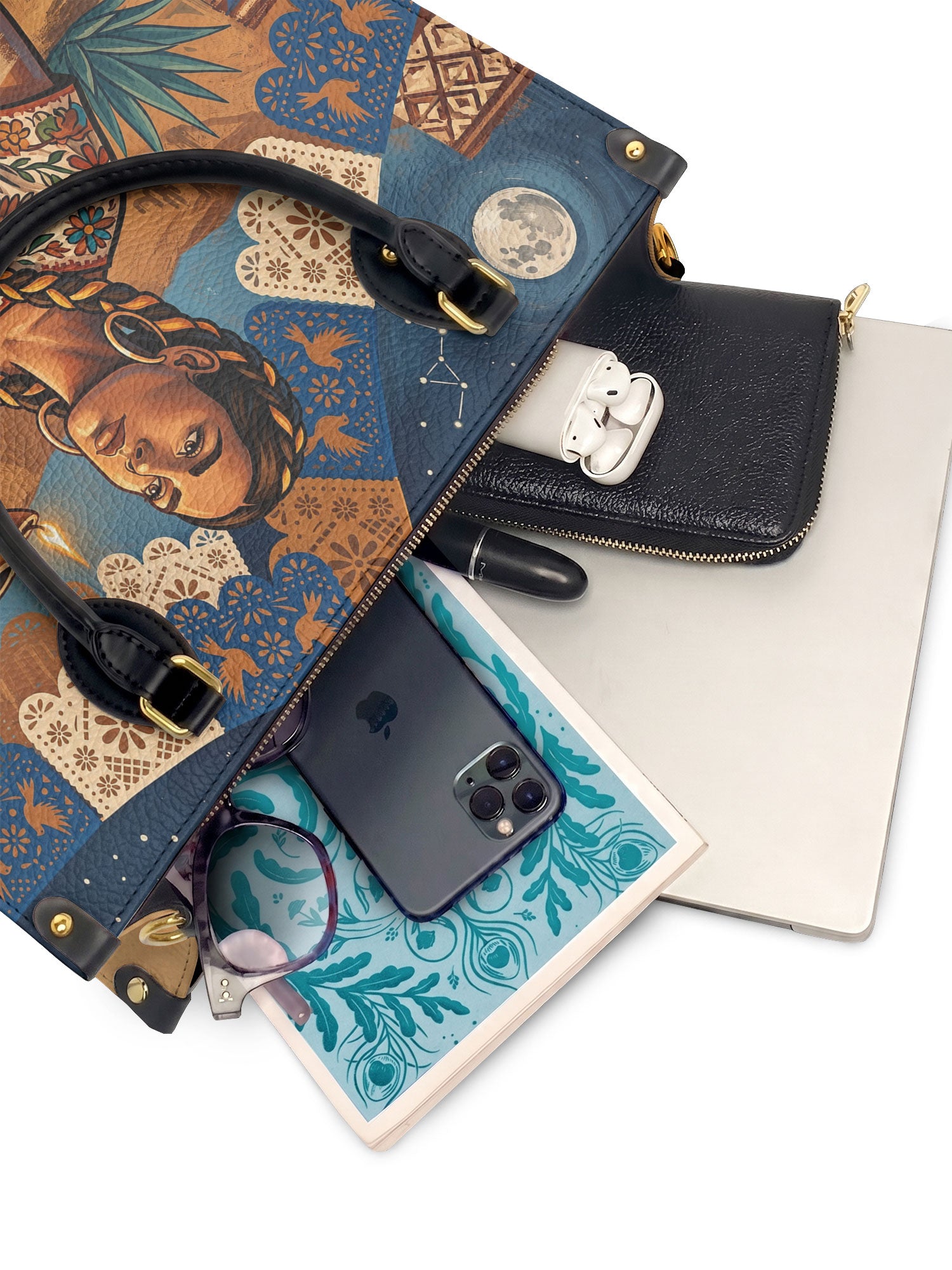 "Luz Propia" ver.1 Leather Handbag - interior | Paleta Bags