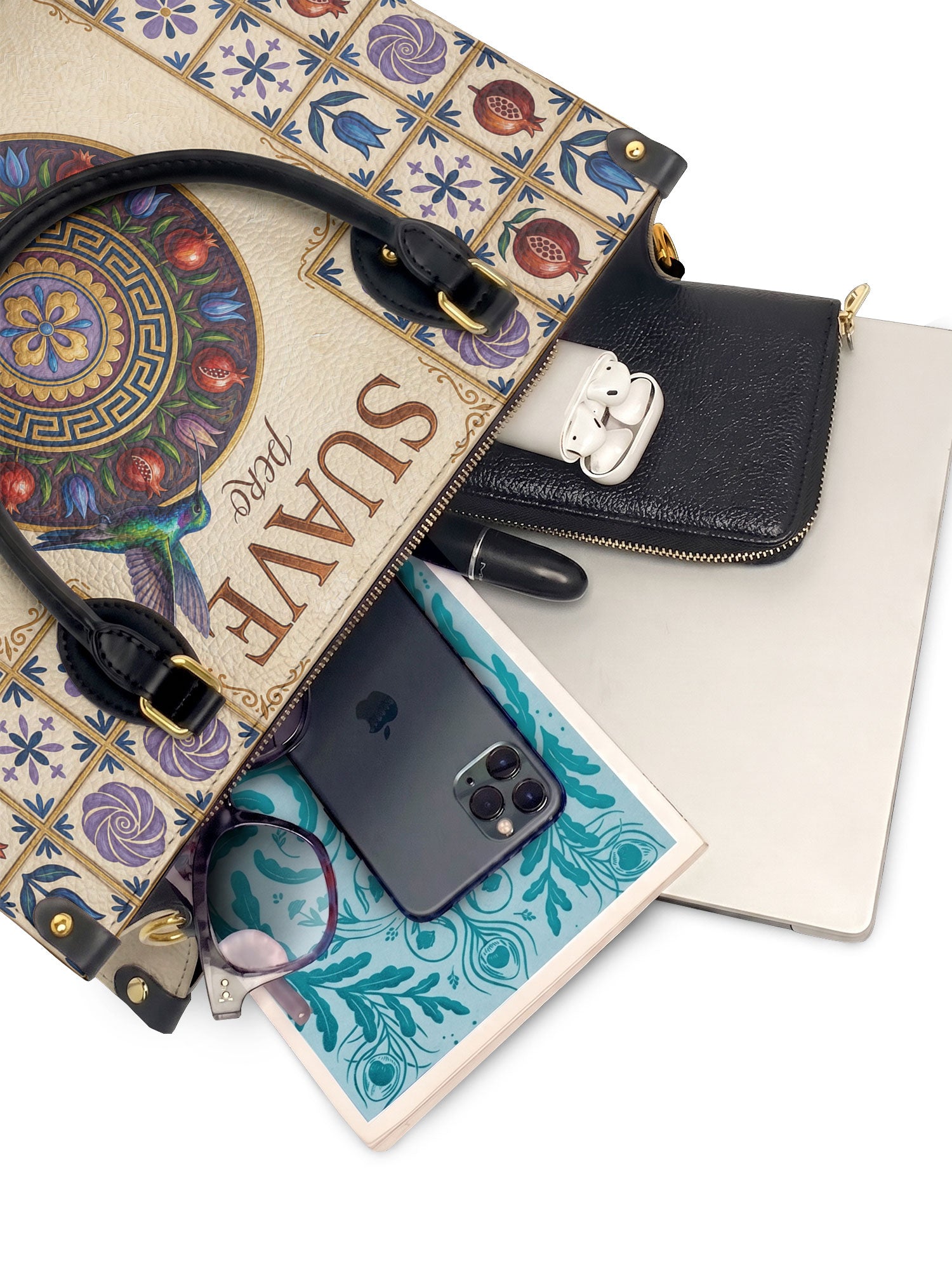 "Suave pero inquebrantable" ver.5 Leather Handbag - interior | Paleta Bags