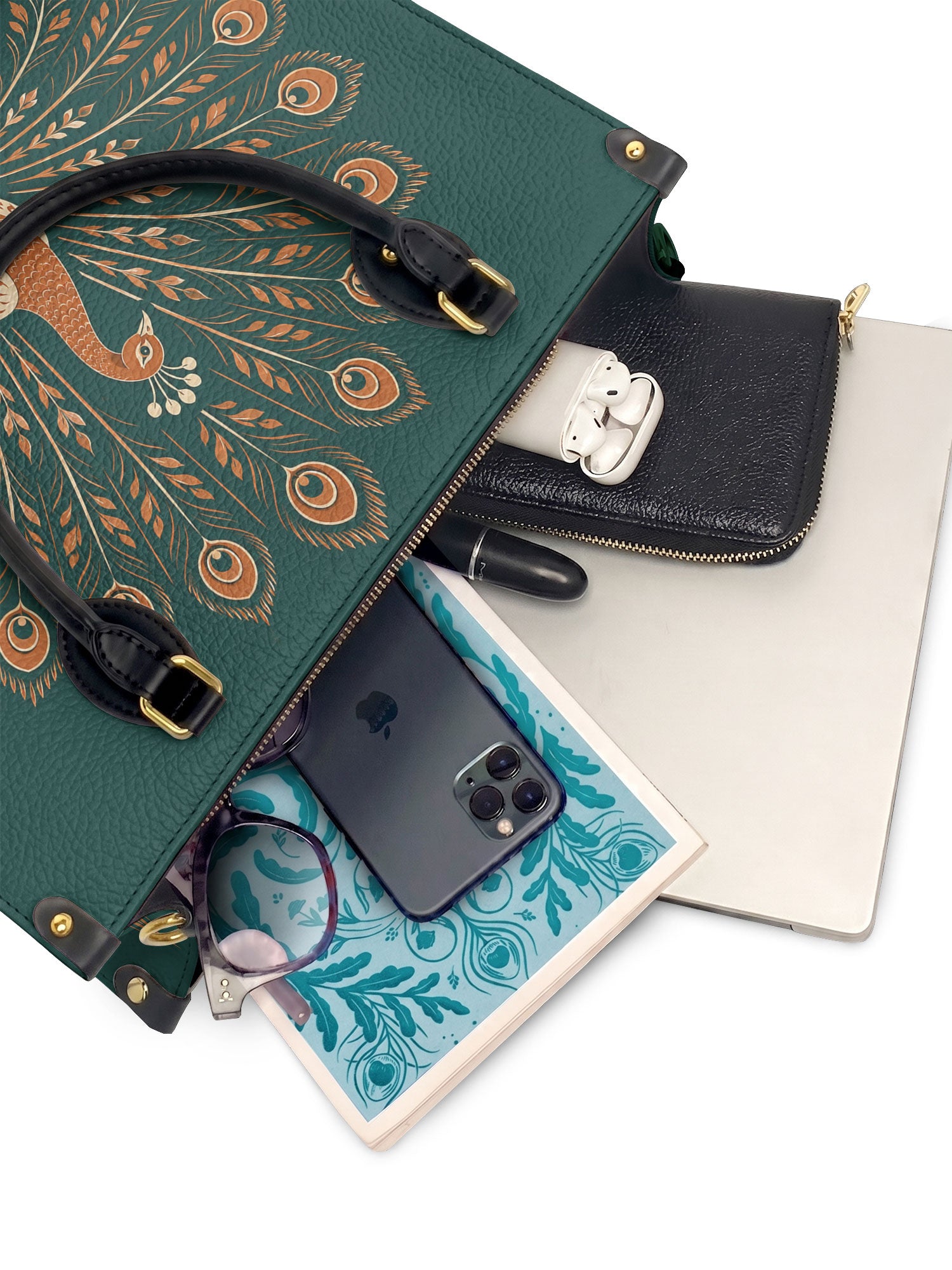 "PENACHO" Leather Handbag - interior | Paleta Bags