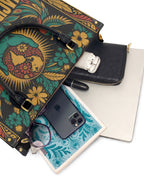 "Nacida de la tierra, hecha para el mundo" ver.4 Leather Handbag - interior | Paleta Bags