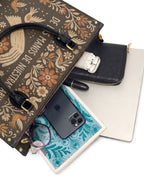 "De las manos de nuestras abuelas a las nuestras" ver.2 Leather Handbag - interior | Paleta Bags