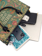 "Suelto lo que ya no me sirve" ver.3 Leather Handbag - interior | Paleta Bags