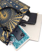"Eres la mujer que alguna vez soñaste ser" ver.7 Leather Handbag - interior | Paleta Bags