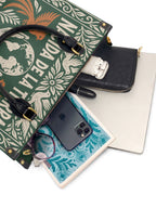 "Nacida de la tierra, hecha para el mundo" ver.3 Leather Handbag - interior | Paleta Bags
