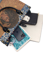 "Mi Raíz es Oro" ver.1 Leather Handbag - interior | Paleta Bags