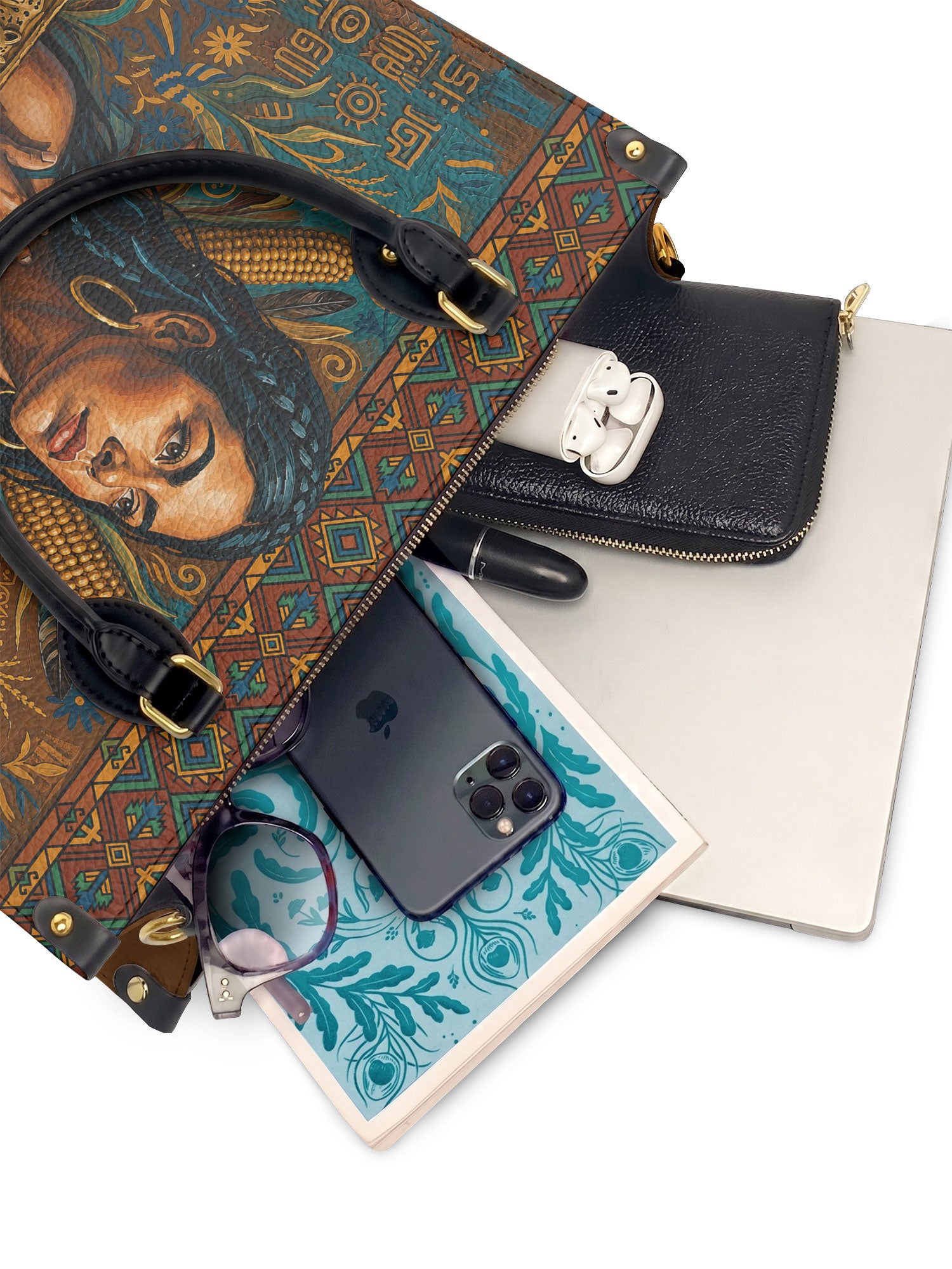 "Luz Propia" ver.4 Leather Handbag - interior | Paleta Bags