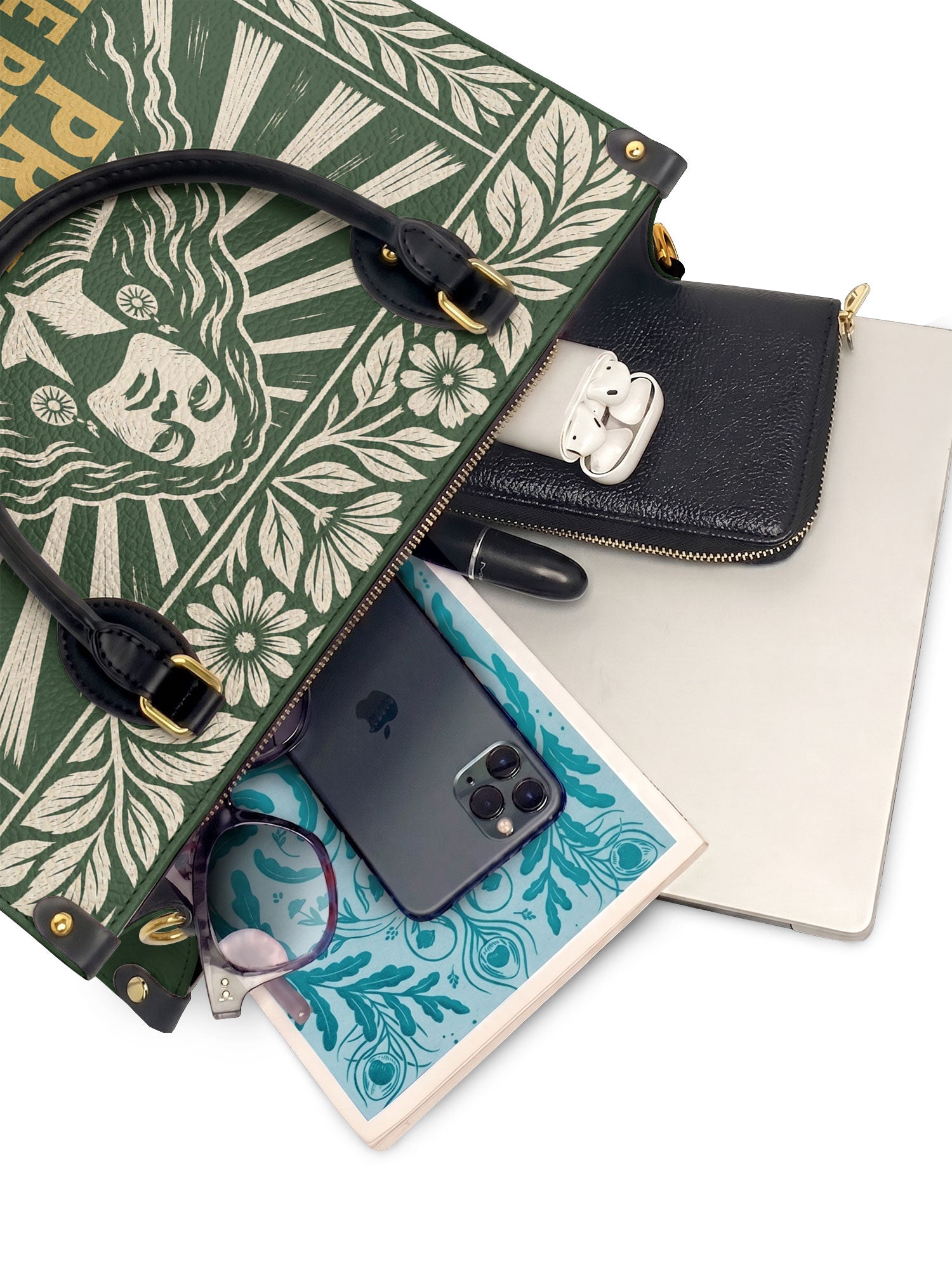 "Primero me pertenezco a mí" ver.4 Leather Handbag - interior | Paleta Bags