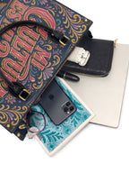 "Mi cultura es mi poder" ver.2 Leather Handbag - interior | Paleta Bags