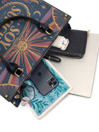 "Soy suficiente, tal y como soy" ver.3 Leather Handbag - interior | Paleta Bags