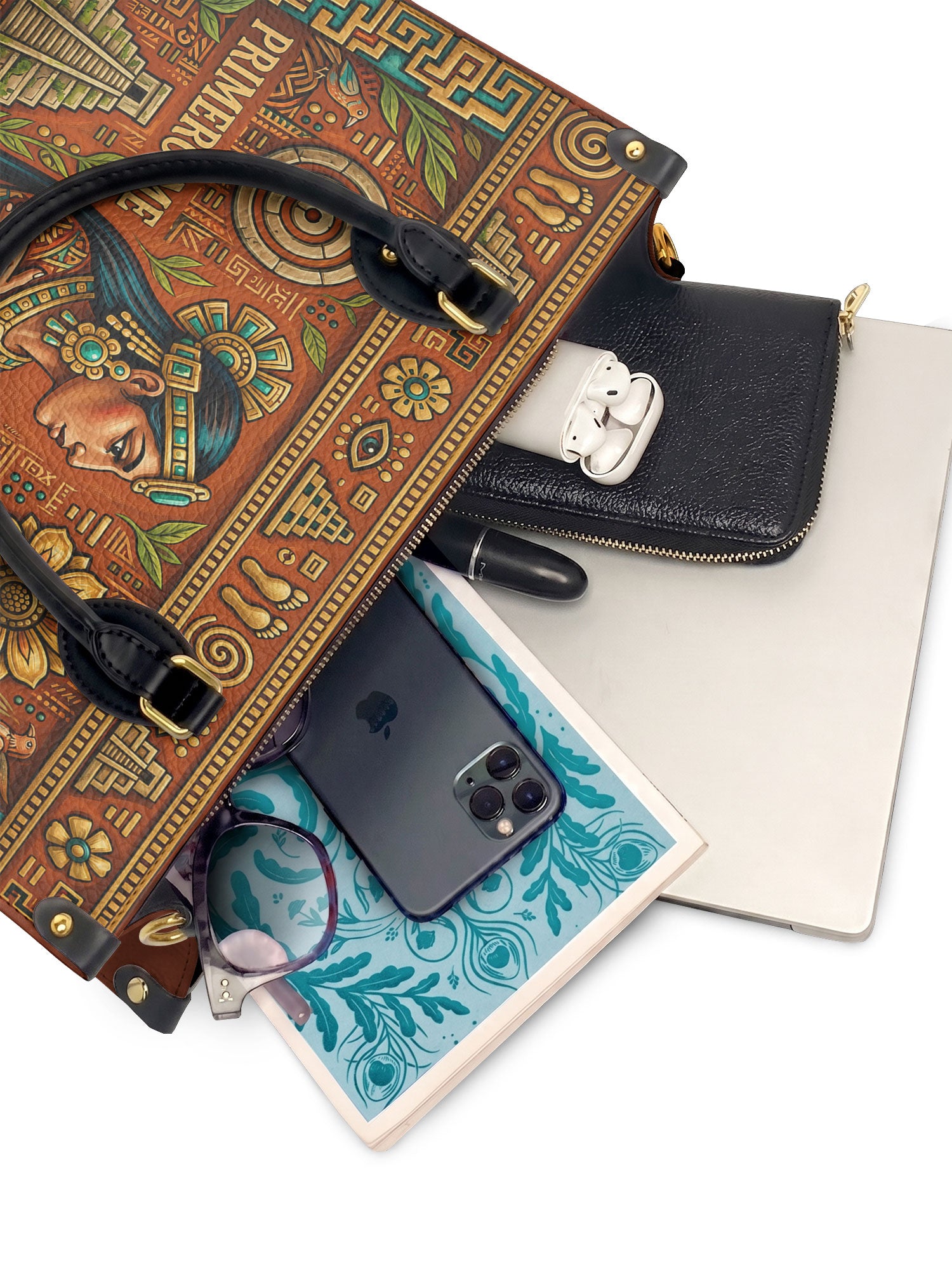 "Primero me pertenezco a mí" ver.7 Leather Handbag - interior | Paleta Bags