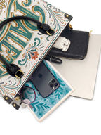 "La Paleta — Arte en cada costura" ver.2 Leather Handbag - interior