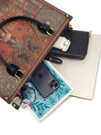 "Usa tus raíces con orgullo" ver.1 Leather Handbag - interior | Paleta Bags