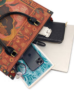 "Primero me pertenezco a mí" ver.2 Leather Handbag - interior | Paleta Bags