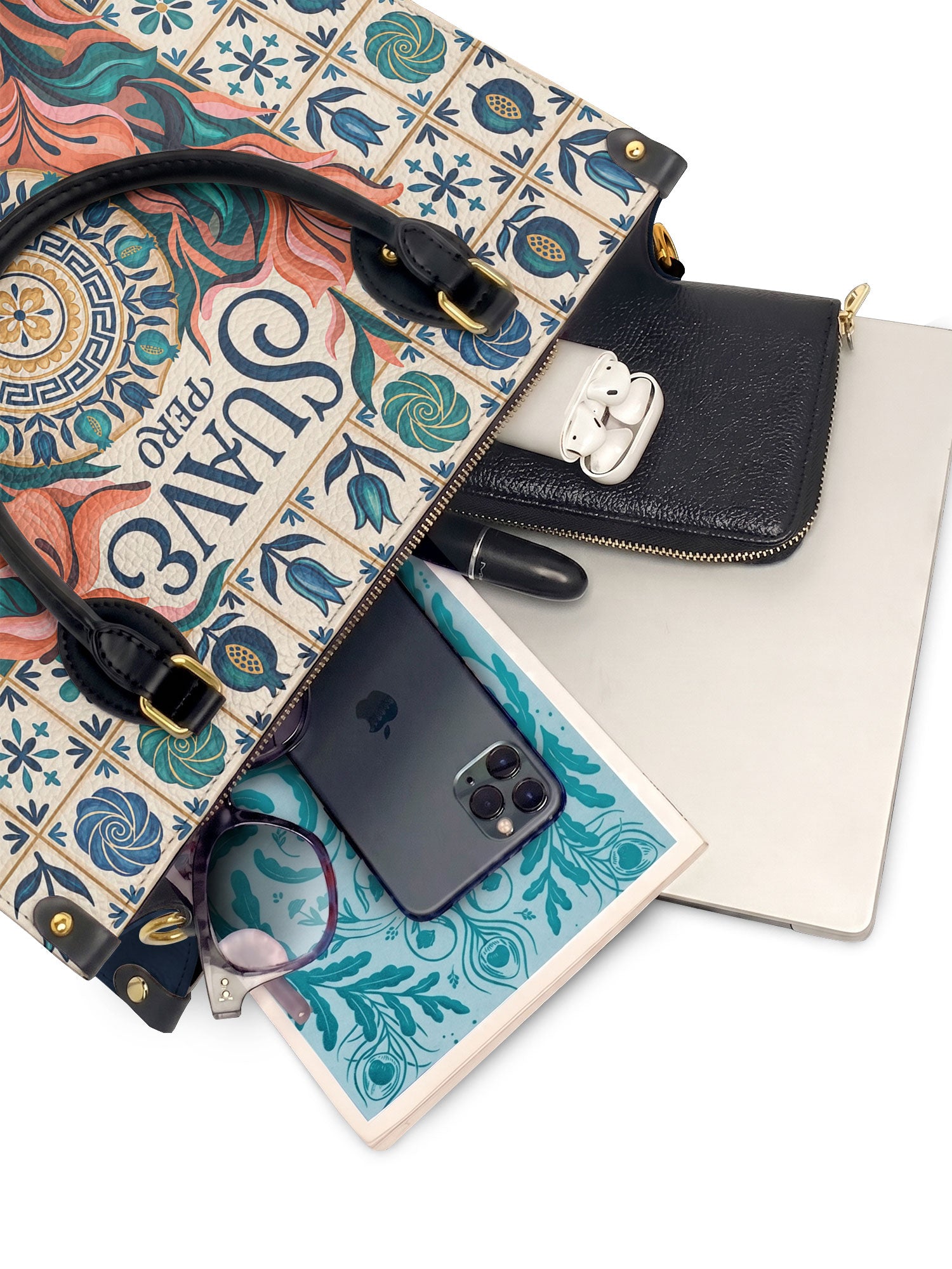 "Suave pero inquebrantable" ver.6 Leather Handbag - interior | Paleta Bags