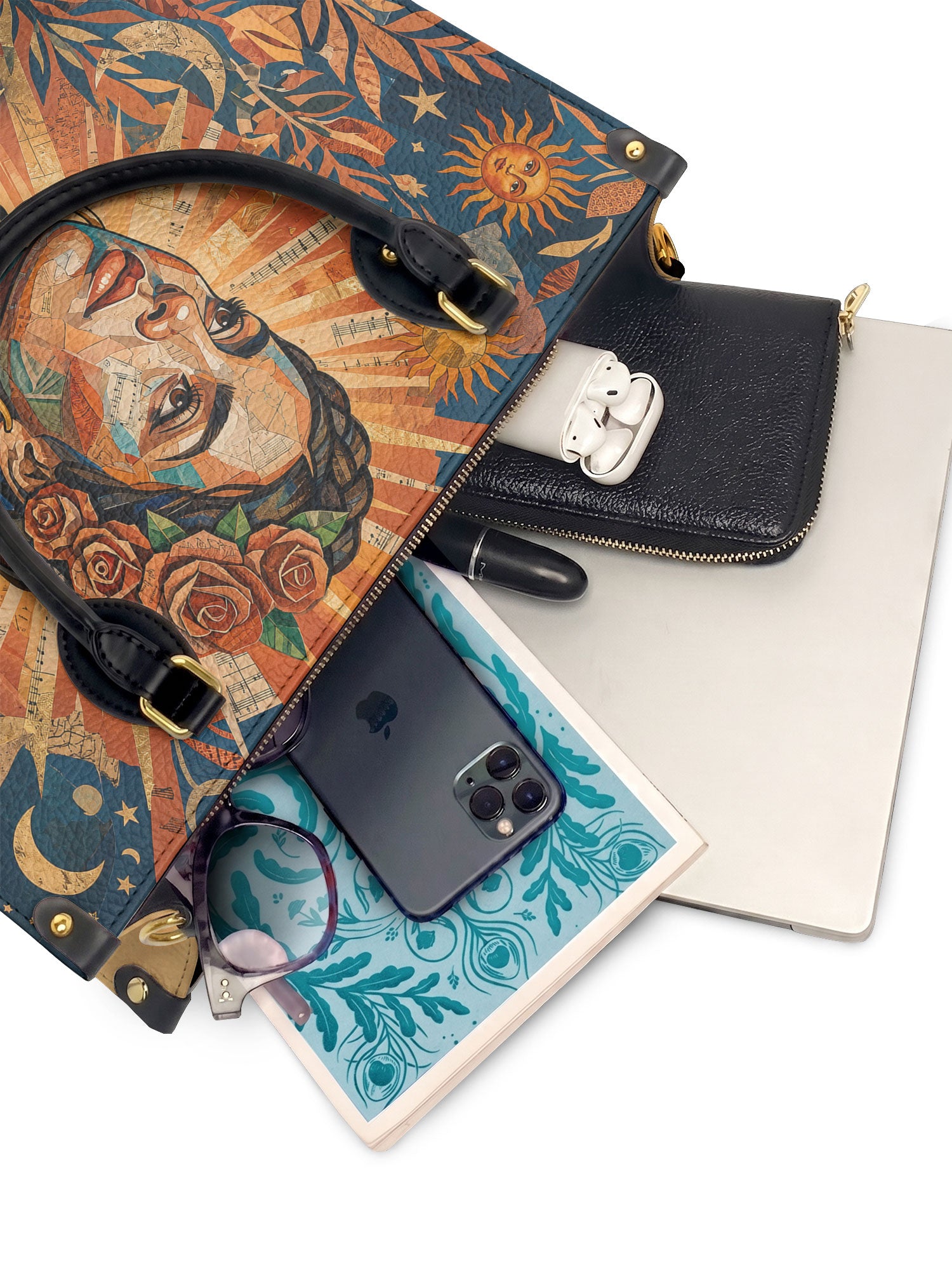 "Luz Propia" ver.2 Leather Handbag - interior | Paleta Bags