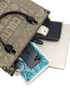 "Mi cultura es mi fortaleza" ver.5 Leather Handbag - interior | Paleta Bags