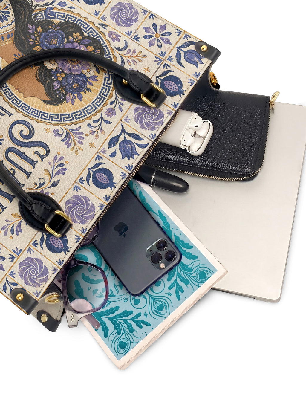 "Suave pero inquebrantable" ver.7 Leather Handbag - interior | Paleta Bags