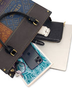 "BILINGÜE" ver.1 Leather Handbag - interior | Paleta Bags