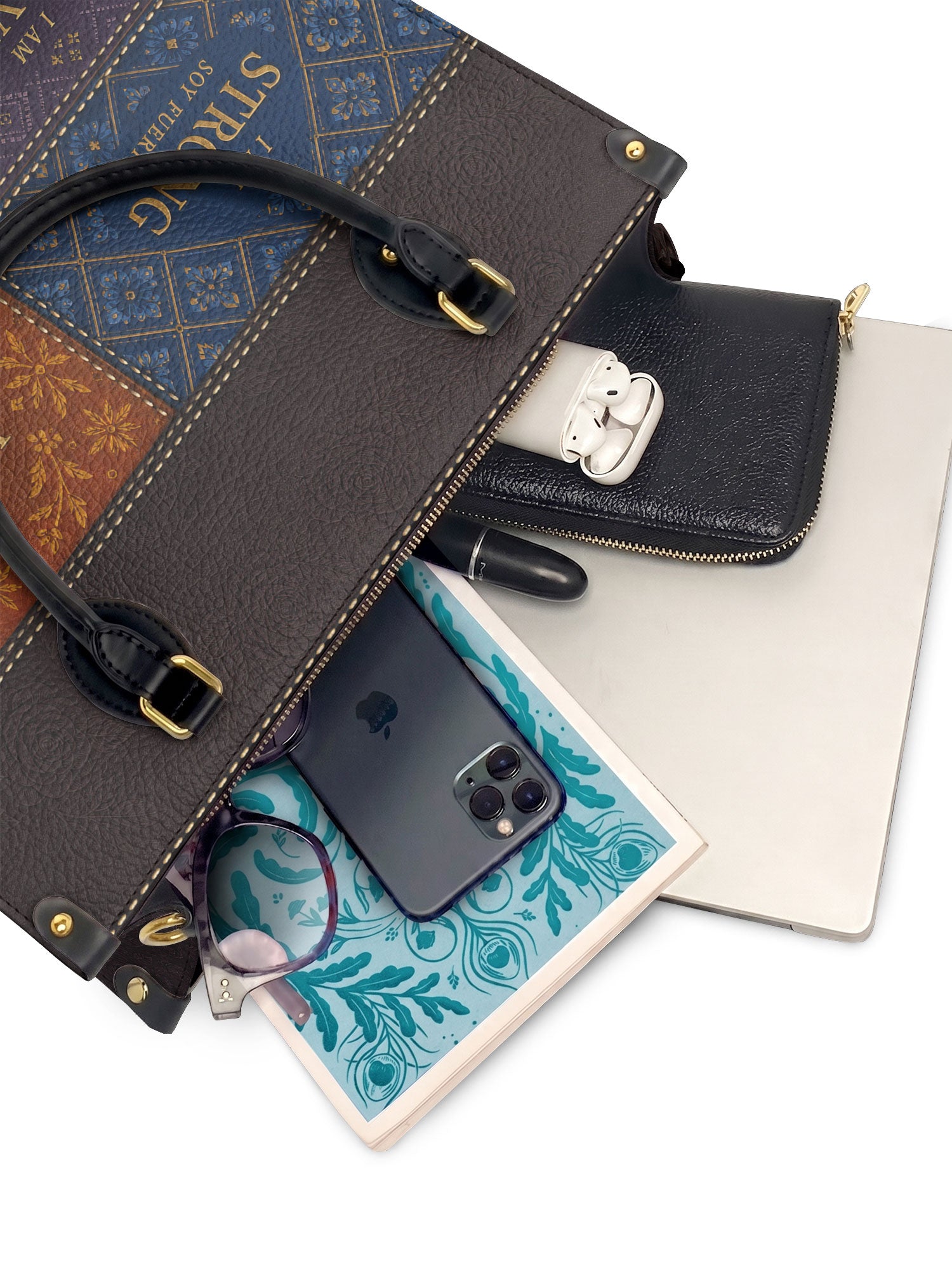 "BILINGÜE" ver.1 Leather Handbag - interior | Paleta Bags