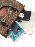 "Como la flor, regreso cada primavera" ver.4 Leather Handbag - interior | Paleta Bags