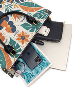 "Me cuido, me amo, me honro" ver.4 Leather Handbag - interior | Paleta Bags